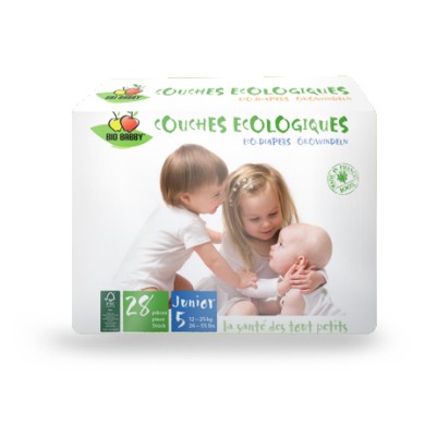 COUCHES BIO BABBY FSC* JUNIOR 12/25KGS COUCHES BIO BABBY FSC* JUNIOR 12/25KGS