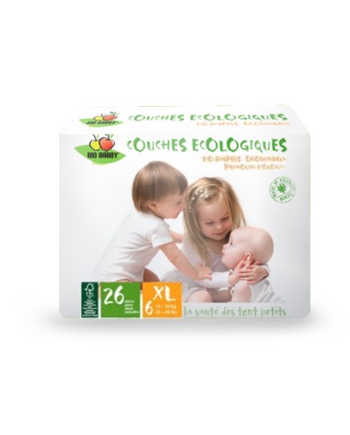 Couches Bio Babby FSC* XL 16/30kgs