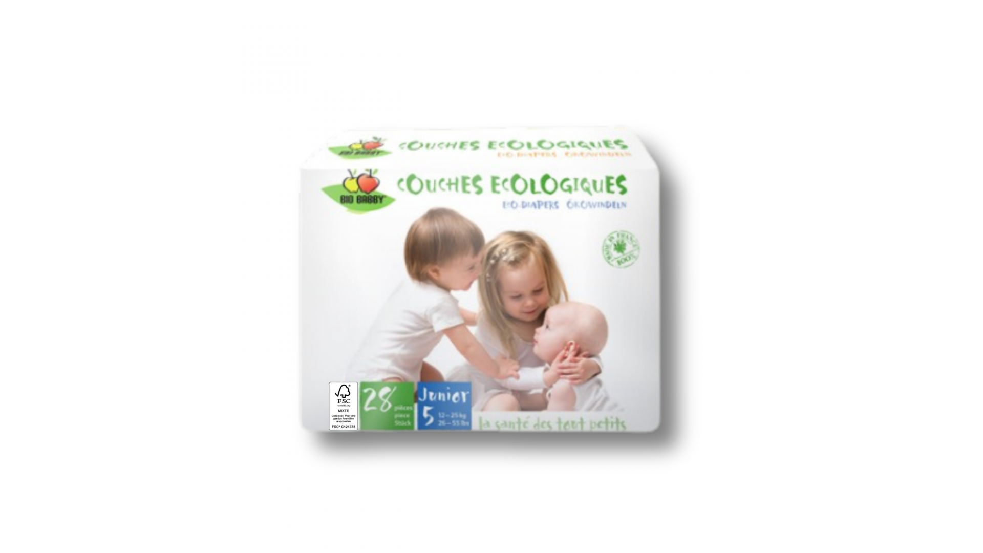 COUCHES BIO BABBY FSC* JUNIOR 12/25KGS